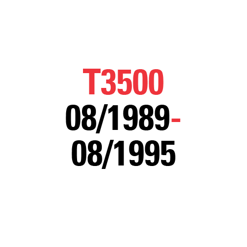 T3500 08/1989-08/1995